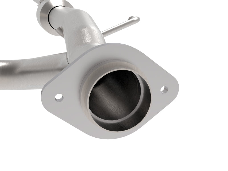aFe Twisted Steel Y-Pipe with Catalytic Converter for Toyota Tacoma 2005-2015 V6-4.0L