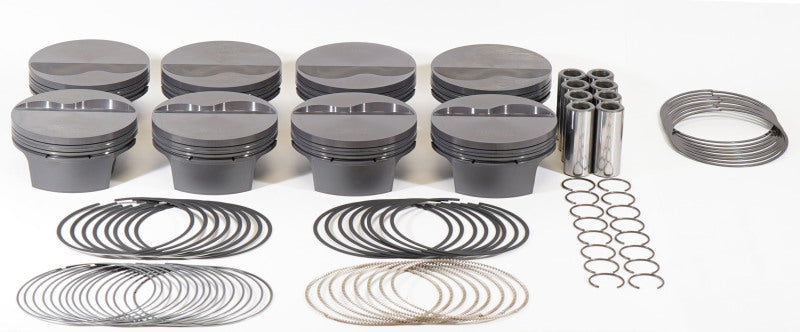 Mahle MS Piston Set for Small Block Ford 342 CID - 4.000 in Bore, 3.4 in Stroke, 5.4 in Connecting Rod, .927 in Pin, 9.8 CR