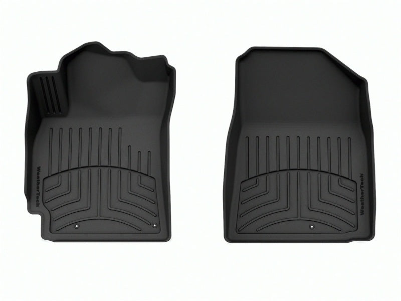 WeatherTech FloorLiner HP Front Floor Mats for 2019-2021 Kia Forte, Black - Part Number WET4414861IM
