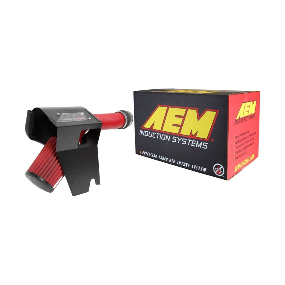 AEM Induction 21-836WR Cold Air Intake System for 2018 Subaru WRX STI - Wrinkle Red