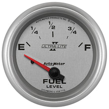 Load image into Gallery viewer, AutoMeter Gauge Fuel Level 2-5/8 Inch, 240 Ohm to 33 Ohm, Ultra-Lite II Electric Fuel Sender
