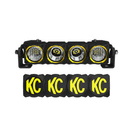 KC HiLiTES FLEX ERA 10-Inch LED Light Bar - Master Kit with Combo and Spot Lenses