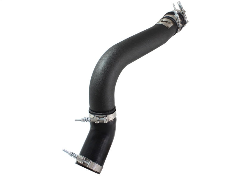 aFe BladeRunner 3-inch Black Hot Charge Pipe with Couplings and Clamps for 2013-2014 Dodge RAM 6.7L Diesel Trucks