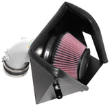 K&N Engineering Part Number KN69-5320TS Silver Typhoon Short Ram Intake for Kia Stinger 2.0L Turbo and Genesis G70 2.0L