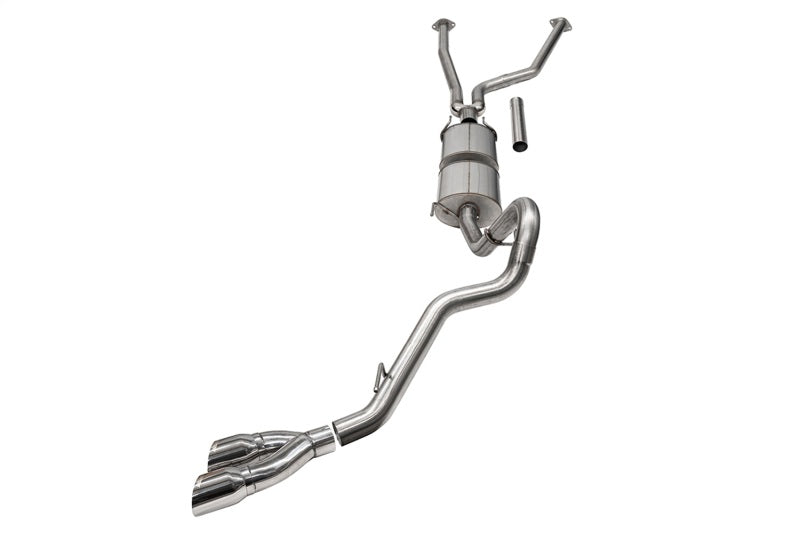 Corsa Performance 22-25 Toyota Tundra 3-Inch Sport Cat-Back Side Exit Exhaust System with Twin 4-Inch Polished Tips
