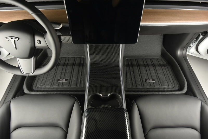 3D MAXpider Elitect Floor Mats for Tesla Model Y (2021-2024) – Black, Front and Rear
