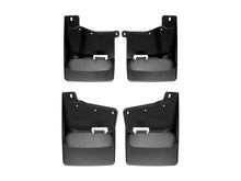 Load image into Gallery viewer, WeatherTech DigitalFit No-Drill MudFlap Kit, Black, for 2020 Chevrolet Silverado 2500HD/3500HD Without OE Splash Guards - WET110118-120118