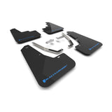 Rally Armor UR Series Mud Flaps for 2024 Subaru Crosstrek – Black with Light Blue Logo