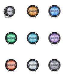 Rigid Industries 360-Series 4-Inch LED Off-Road Diffused Beam Lights with RGBW Backlight - Part #rig36400
