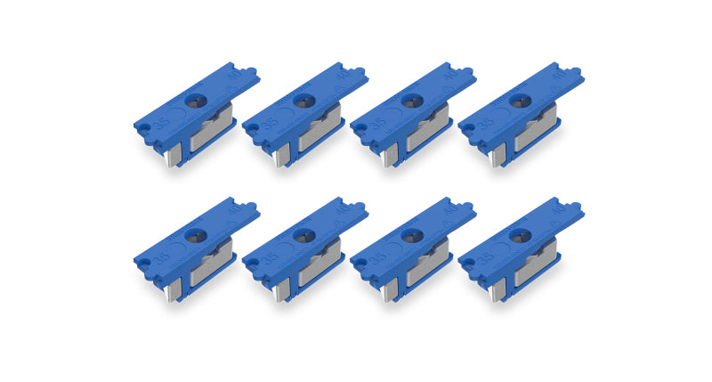 Rhino-Rack Zwifloc Channel Nuts (8 Pack) - High Tensile Fasteners for Pioneer and Reconn-Deck Systems