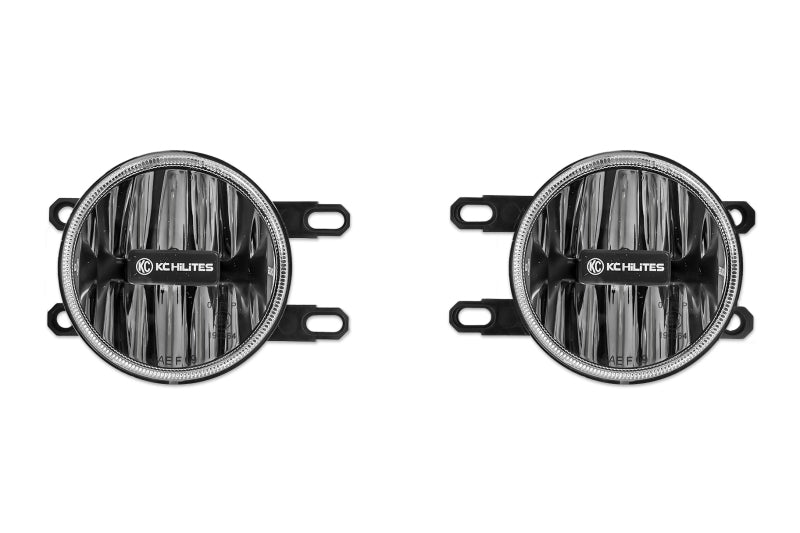KC HiLiTES Gravity G4 4-Inch LED Fog Lights for Toyota Tacoma (Pair) with Brackets