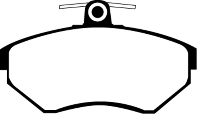 EBC Yellowstuff Brake Pads for Volkswagen Jetta and Golf * Part Number ebcDP41112R