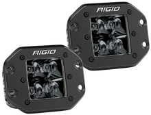 Load image into Gallery viewer, Rigid Industries D2 Midnight Edition Flush Mount Spot Lights - D-Series Dual Spot FM/2