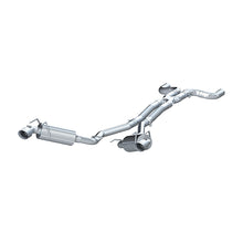 Load image into Gallery viewer, MBRP Armor Plus Series Dual Cat Back Exhaust System for 2010-2014 Chevrolet Camaro V6 3.6L with Round Tips