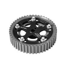 Load image into Gallery viewer, AEM Tru-Time Adjustable Camshaft Gear for Mitsubishi 4G63/T Engines - Black Anodized, 5-Bolt Design