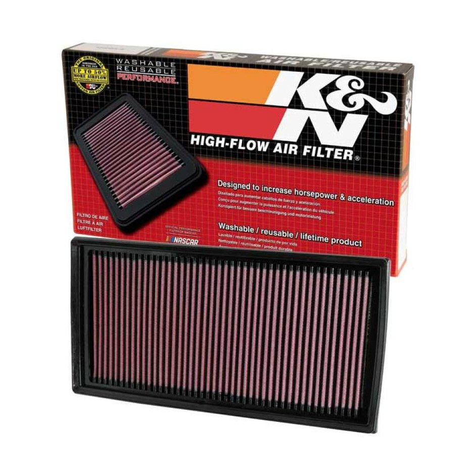 K&N Engineering Part KN-33-2405 High-Flow Reusable Air Filter for Mercedes-Benz AMG Models