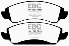 Load image into Gallery viewer, EBC Ultimax OEM Replacement Brake Pads for Chevrolet Avalanche and Cadillac Escalade * Part Number EBC UD1363