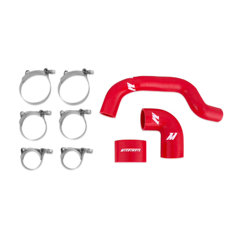Mishimoto Subaru STI USDM Red Silicone Intercooler Hoses Part Number misMMHOSE-SUB-INT4RD