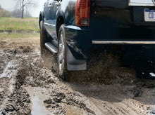 Load image into Gallery viewer, WeatherTech WET120015 DigitalFit No-Drill MudFlaps for 2007-2013 Chevrolet Tahoe and GMC Yukon, Black