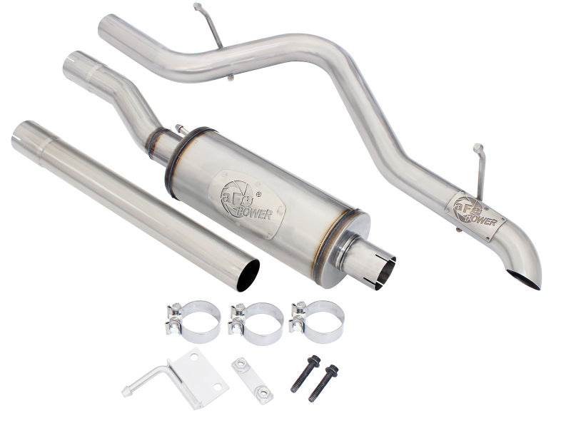 aFe MACHForce XP 2.5-inch Stainless Steel Cat-Back Exhaust System for Jeep Wrangler (JK) 07-16 with 3.6L/3.8L V6