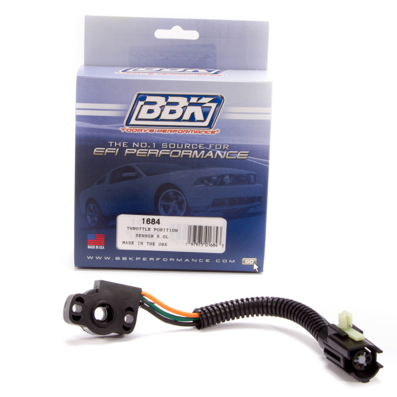 BBK 86-93 Mustang 5.0 Throttle Position Sensor TPS - Replacement for Factory OEM & BBK Part #1684