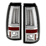 Spyder Chevy Silverado 1500/2500 2003-2006 Version 2 LED Tail Lights in Chrome