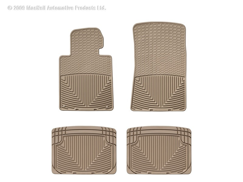 WeatherTech All-Weather Floor Mats for Jaguar XKR and XK8 - Tan, Part WETW24TN-W20TN