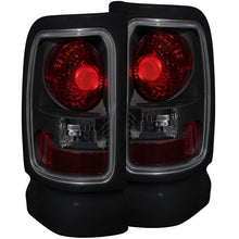 Load image into Gallery viewer, ANZO Dark Smoke Tail Light Assembly Pair for Dodge Ram 2500 and 3500 (1994-2002)