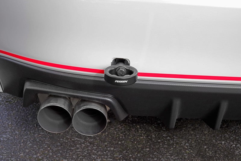Perrin Performance Rear Tow Hook Kit for 2015-2021 Subaru WRX/STI - Black