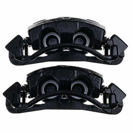 PowerStop Powder Coated Brake Calipers for Ford F-250 Super Duty and Excursion * Black, Pair with Brackets