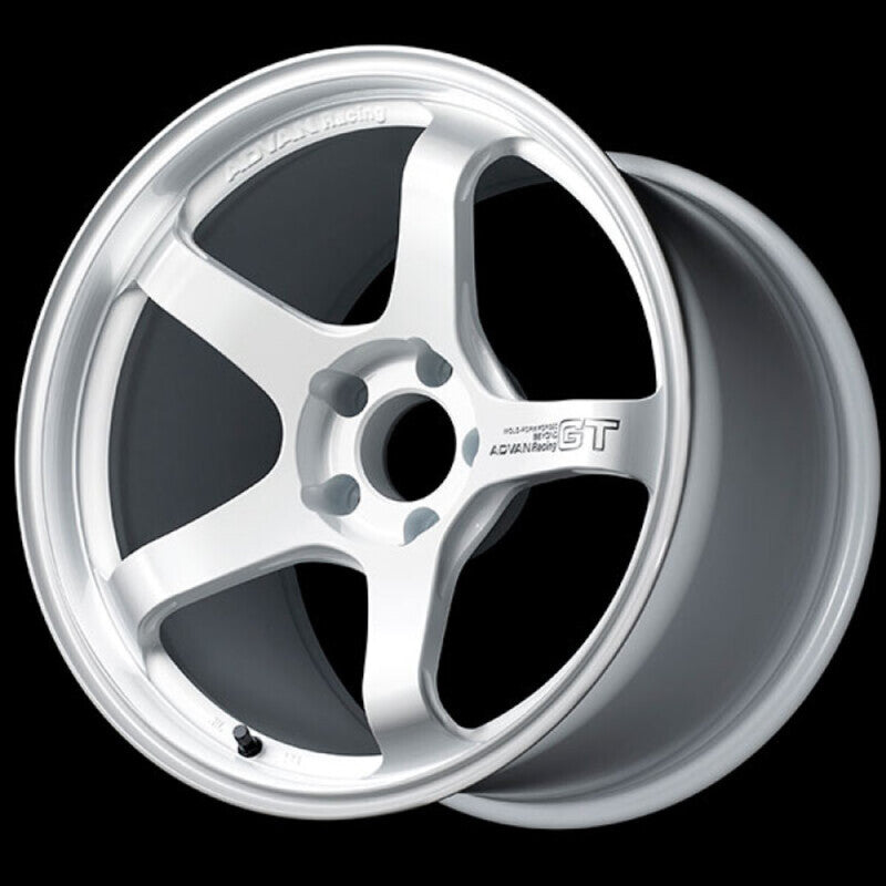 Advan GT Beyond 18x9.5 +45 5x100 Racing White Wheel - High-Performance Automotive Rim