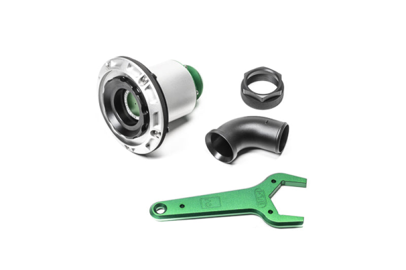 Radium Engineering Remote Mount Vented Female Dry Break 1.5-inch Elbow - Part #rad20-1104-V