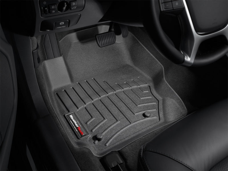 WeatherTech FloorLiner DigitalFit Front Floor Mats for 2009–2013 Volvo S80, Black – Part Number wet442321