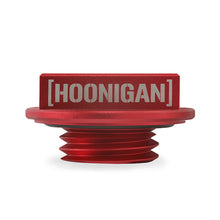 Load image into Gallery viewer, Mishimoto Mazda Hoonigan Limited Edition Billet Aluminum Oil Filler Cap with Bottle Opener – Red