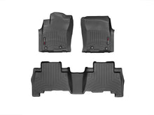 Load image into Gallery viewer, WeatherTech FloorLiner DigitalFit for Toyota 4Runner 2013-2015, Front and Rear, Black Part Number wet444931-442862