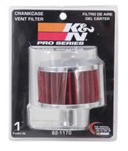 Load image into Gallery viewer, K&amp;N Engineering 62-1170 Chrome Plated Steel Crankcase Vent Filter for Classic and Racing Engines