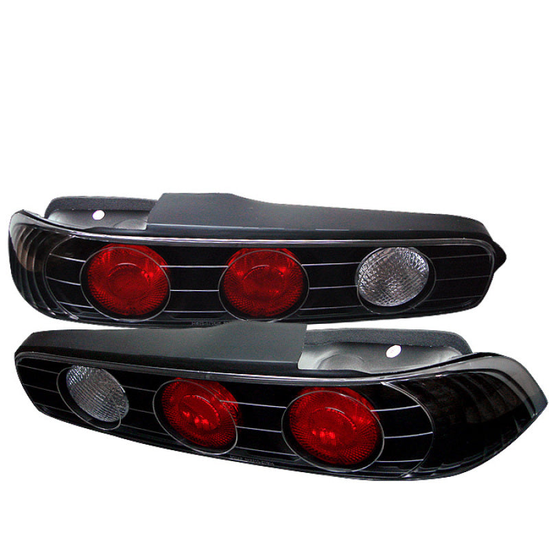 Spyder Acura Integra 1994-2001 Euro Style Tail Lights * Black Pair with Stock Bulb Compatibility