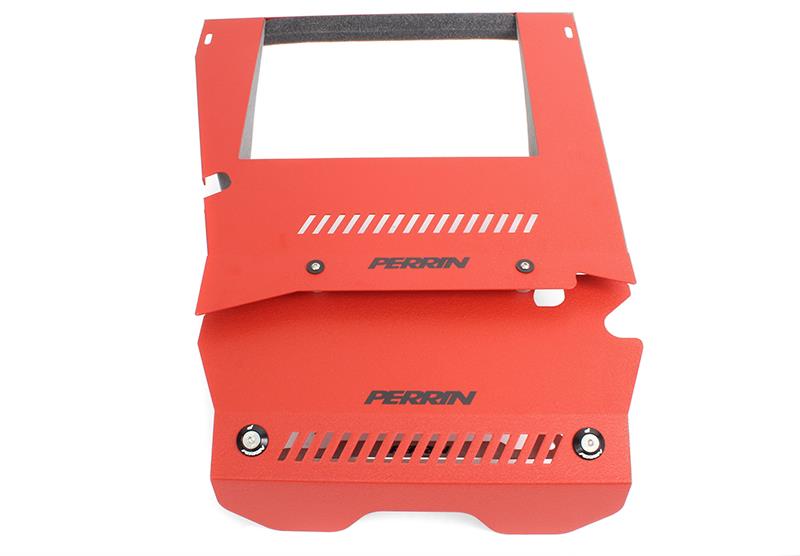 Perrin Performance 15-21 Subaru WRX Engine Cover Kit with Intercooler and Pulley Covers in Red
