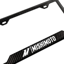 Load image into Gallery viewer, Mishimoto Carbon Fiber License Plate Frame - Gloss Finish