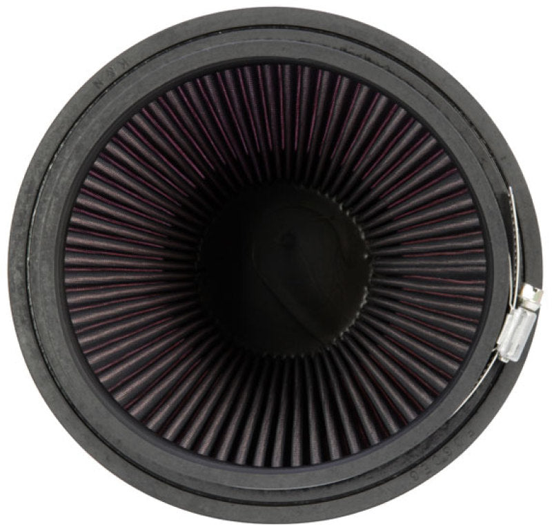 K&N Engineering Universal Chrome Air Filter * 6 inch Flanged / 7.5 inch Base / 4.5 inch Top / 9 inch Height for Chevrolet and GMC SUVs