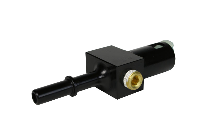 Aeromotive 5/16 inch Quick Connect with AN-06 Fuel Access Port and 1/8 inch NPT Gauge Port