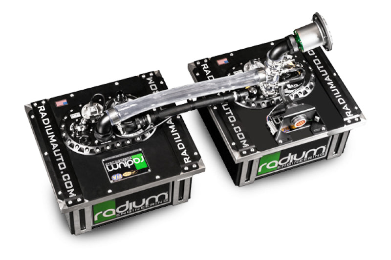 Radium Engineering Saddle Tank Fuel Cell Conversion Kit for Dual Fuel Cell Setup - Part No. rad20-0664