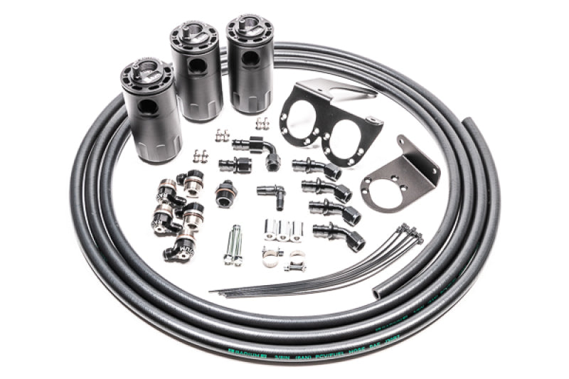 Radium Engineering Triple Catch Can Kit for Nissan R35 GT-R - Fluid Lock System