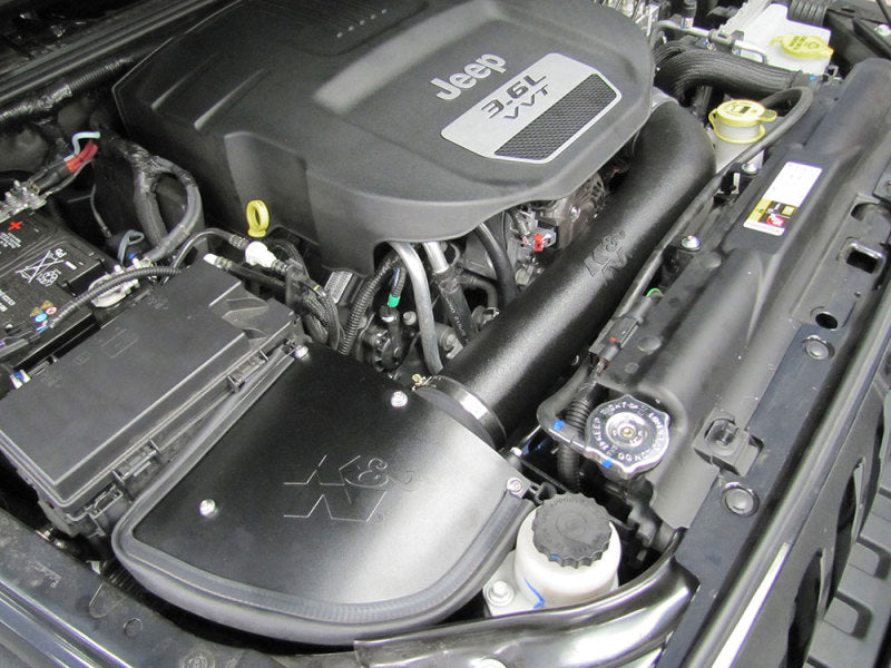 K&N Engineering 12-14 Jeep Wrangler V6 3.6L Performance Intake Kit