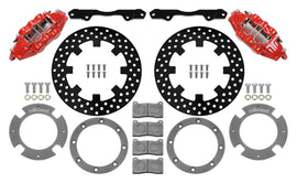 Wilwood Can-Am X3RS 17-21 Front Brake Kit with 6-Piston Calipers and 11.25-inch Drilled Rotors