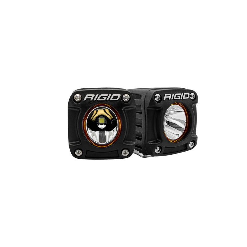 Rigid Industries Revolve Light Pod with White Trim Ring * High-Performance Compact LED Lighting Pair