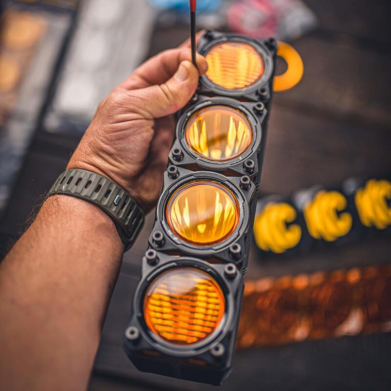 KC HiLiTES FLEX ERA 10-Inch LED Light Bar - Master Kit with Combo and Spot Lenses