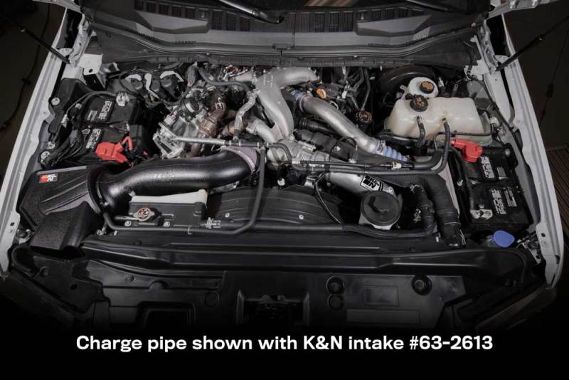 K&N Engineering Part 77-1002KC Charge Pipe Kit for 2017-2021 Ford F-250 and F-350 6.7L Turbo Diesel