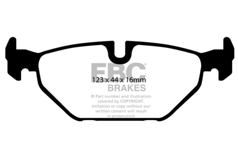 EBC DP31405C Redstuff Ceramic Rear Brake Pads for Saab 9-5