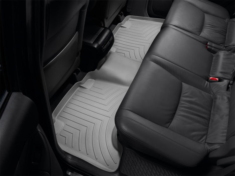 WeatherTech FloorLiner DigitalFit Rear Floor Mat Gray for Lexus GX470, Part 460702